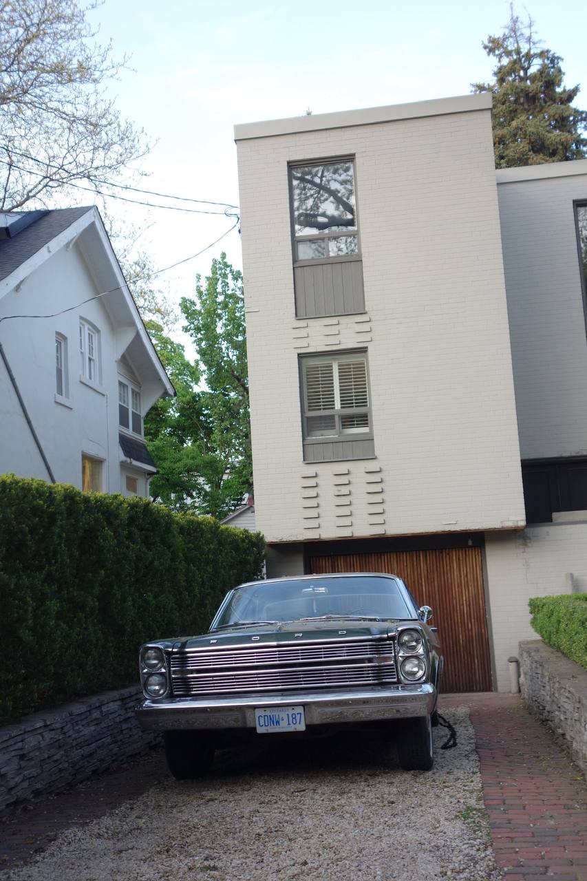 The 70s car and house mentioned above.