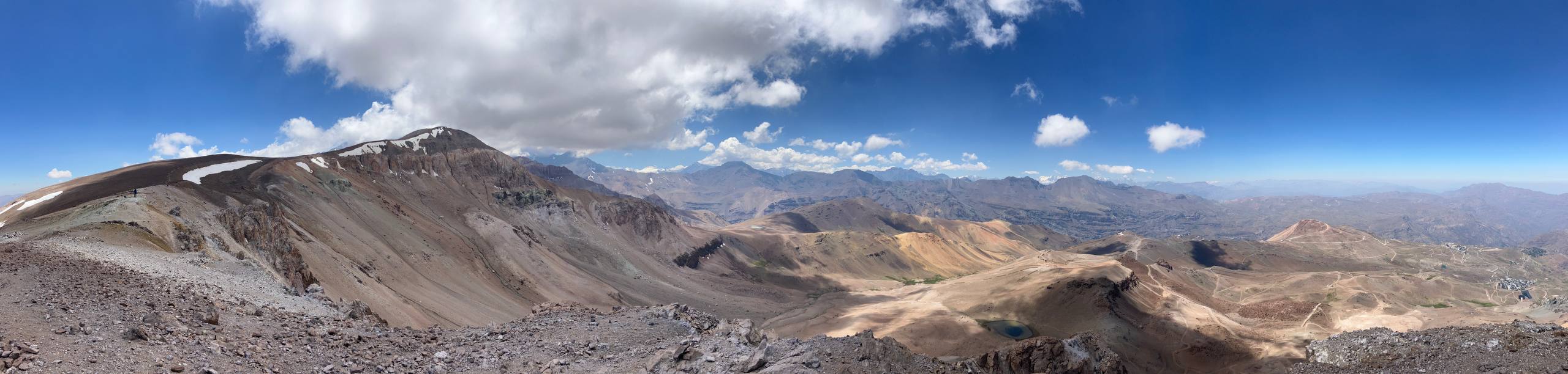 Panorama on the ascend.